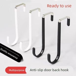 门后挂钩挂衣架免打孔置物架卧室门上挂架卫生间免钉衣帽收纳挂钩