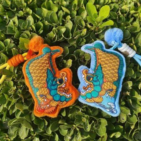 挂件鸱吻毛绒玩具旅游博物馆大同纪念品创意文创文创山西,玩具/童车/益智/积木/模型,毛绒/玩偶/公仔/布艺类玩具,淘宝优惠券,粉丝福利购,淘宝优惠卷