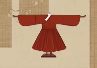 复原明制汉服纸样交领琵琶袖贴里打版模板样板服装制版裁剪制衣图