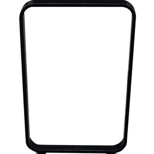 定做圆弧形吧台架单边桌架支架办公桌架书桌餐台脚铁艺桌腿支撑架