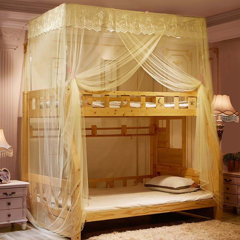 直梯式上下床蚊帐子母床上下铺1.5米一体1.2米实木儿童床双层高低,床上用品,蚊帐,淘宝优惠券,粉丝福利购,淘宝优惠卷
