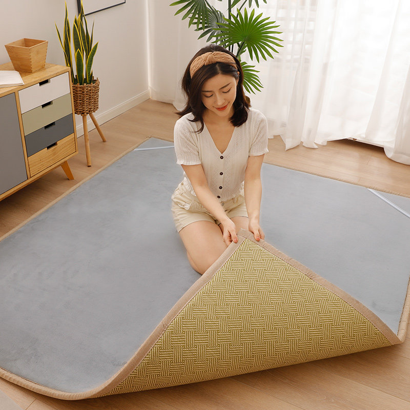 SKOK夏季双面藤席学生宿舍单人专用床垫卧室床边凉席地毯加厚定制,床上用品,藤席,淘宝优惠券,粉丝福利购,淘宝优惠卷