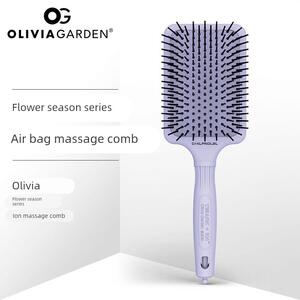 Oliviagarden头皮按摩气垫梳卷发梳家用大板气囊蓬松梳女美国进口