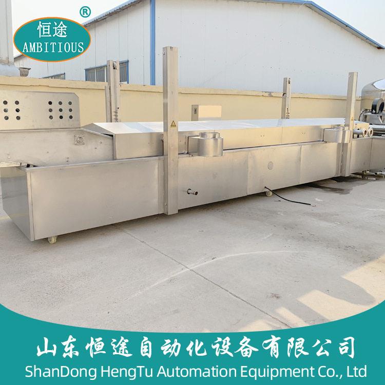 自动出料油炸机商用油炸设备小龙虾面筋麻球成型线效油炸锅