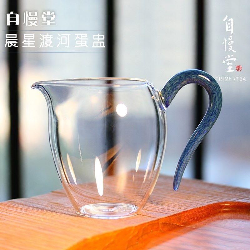 *茶与器直供款*自慢堂玻璃公道杯丹霞蛋盅玻璃晨星渡河大自慢公杯,餐饮具,公道杯,淘宝优惠券,粉丝福利购,淘宝优惠卷