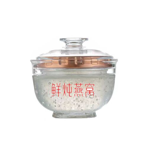 鲜炖燕窝花胶鱼胶海参阿胶奶冻柠檬膏分装玻璃瓶耐高温可蒸煮加厚