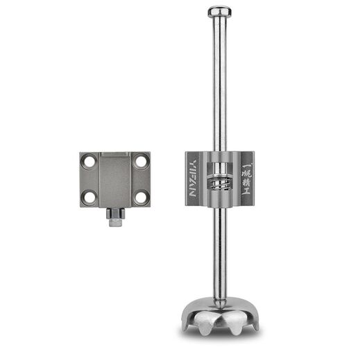 一帆精工钓箱升降脚不锈钢钓箱配件可拆卸钓箱腿伸缩加长无级调节