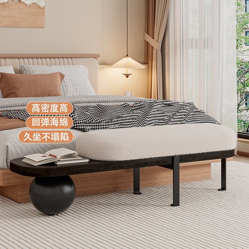 床尾凳卧室换鞋凳家用长条凳客厅沙发凳现代简约轻奢高级感床边凳,住宅家具,床尾凳/长凳,淘宝优惠券,粉丝福利购,淘宝优惠卷