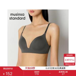 韩国女士内衣隐形无钢圈无痕舒适百搭文胸胸罩MUSINSA STANDARD