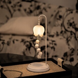 乌云见SHINE&铃兰花小夜灯卧室床头柜氛围灯结婚生日情人节礼物女