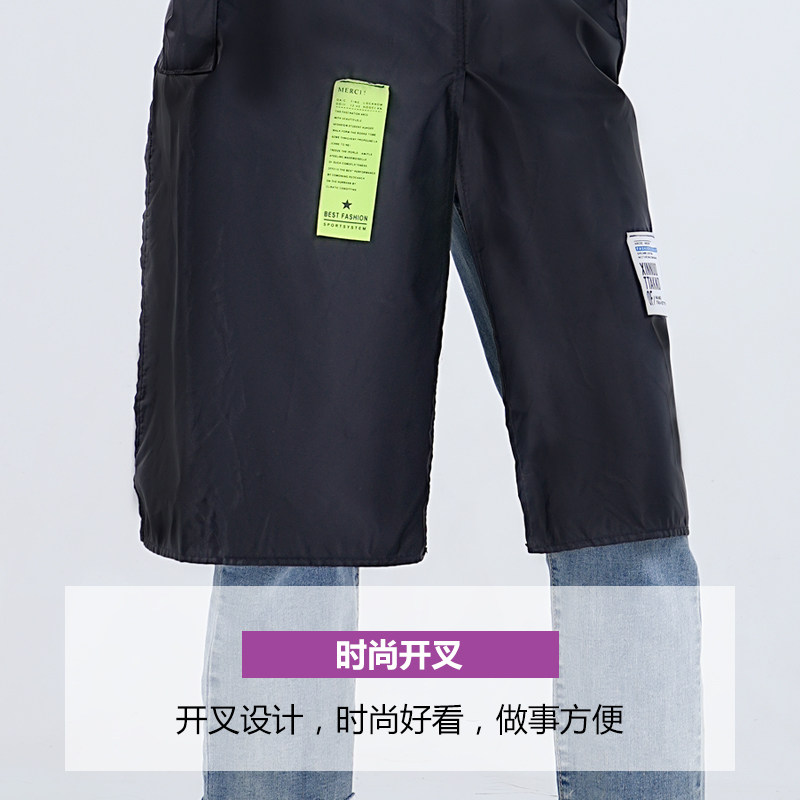 理发店防水防油黑色围裙定制女士时尚美发师防染发膏加长工作服男,家庭/个人清洁工具,围裙,淘宝优惠券,粉丝福利购,淘宝优惠卷