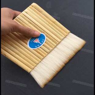 五羊排笔刷羊毛排刷 裱画排笔 排刷 木器漆专用羊尾毛油漆刷工具