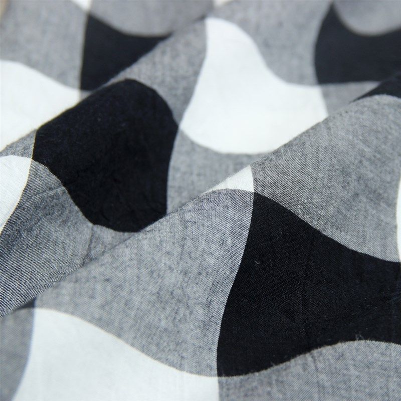 纯棉格子系带装饰枕套一对单人全棉枕头套公主风韩式48x74 50*80