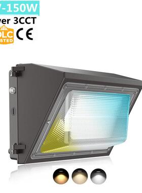 F室外照明灯调瓦数调色温60W80W100W120W带光控LED美式墙壁灯