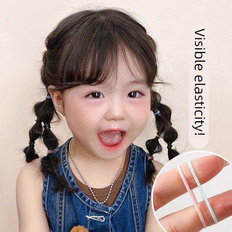 头绳儿童彩色一次性皮筋女扎头女童小发圈不伤发宝宝橡皮筋绑发绳