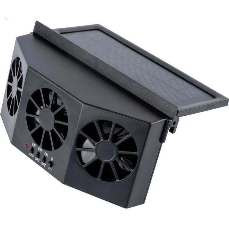 太阳能换气扇汽车用车窗排气扇车载风扇通风散热器车内降温排风扇