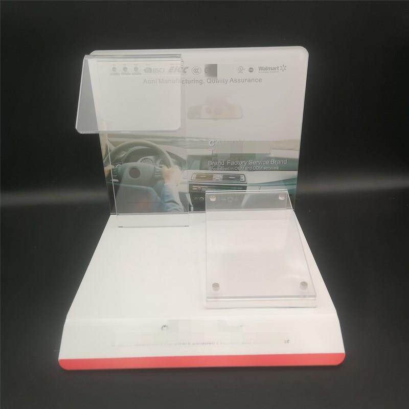 4S店行车记录仪陈列展示架汽车配件展示道具倒车影像摄像头展示架