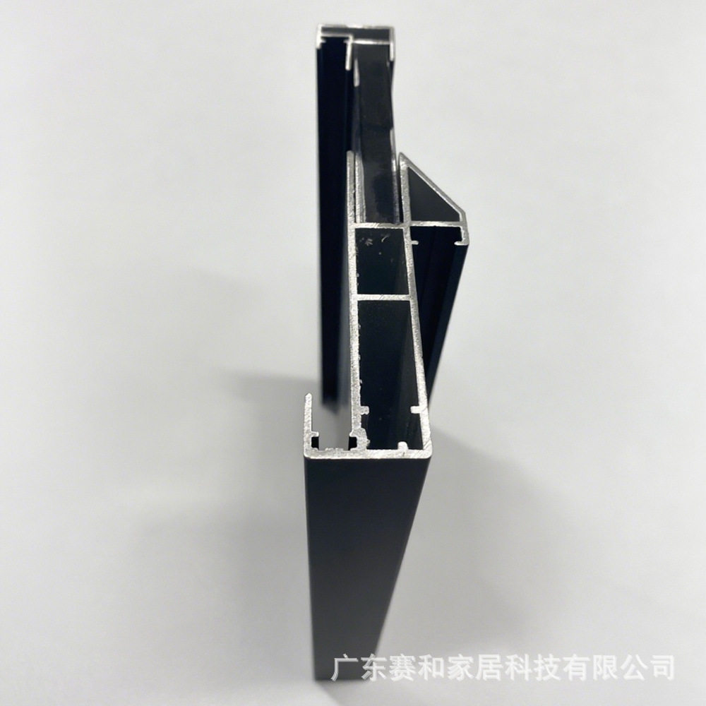 铝合金门框型材厂家开模定制批发代加工切割挤压成型极窄边框材料