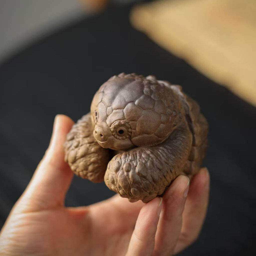 布道者宜兴紫砂茶宠手工可养乌龟富一方茶宠乌龟摆件家居工艺品