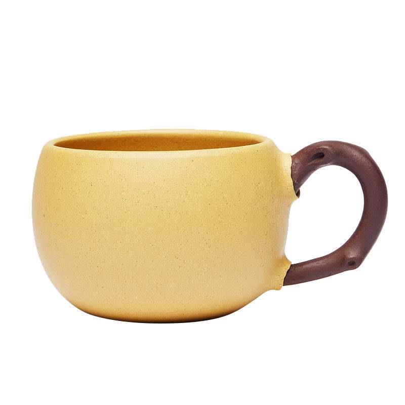 宜兴纯全手工紫砂秋意品茗小茶杯茶具主人杯中式功夫茶具单杯套杯
