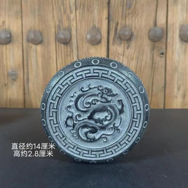 青石雕刻整石整雕山西青石四大兽摆件