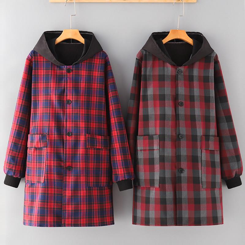加绒围裙罩衣外穿男上班干活工作服加厚女士冬季防寒保暖外套耐脏