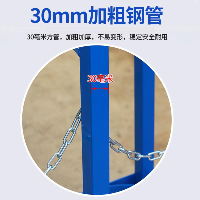 气瓶固定架氧气乙炔瓶安全支架防倾倒存放架放置架40L钢瓶固定架