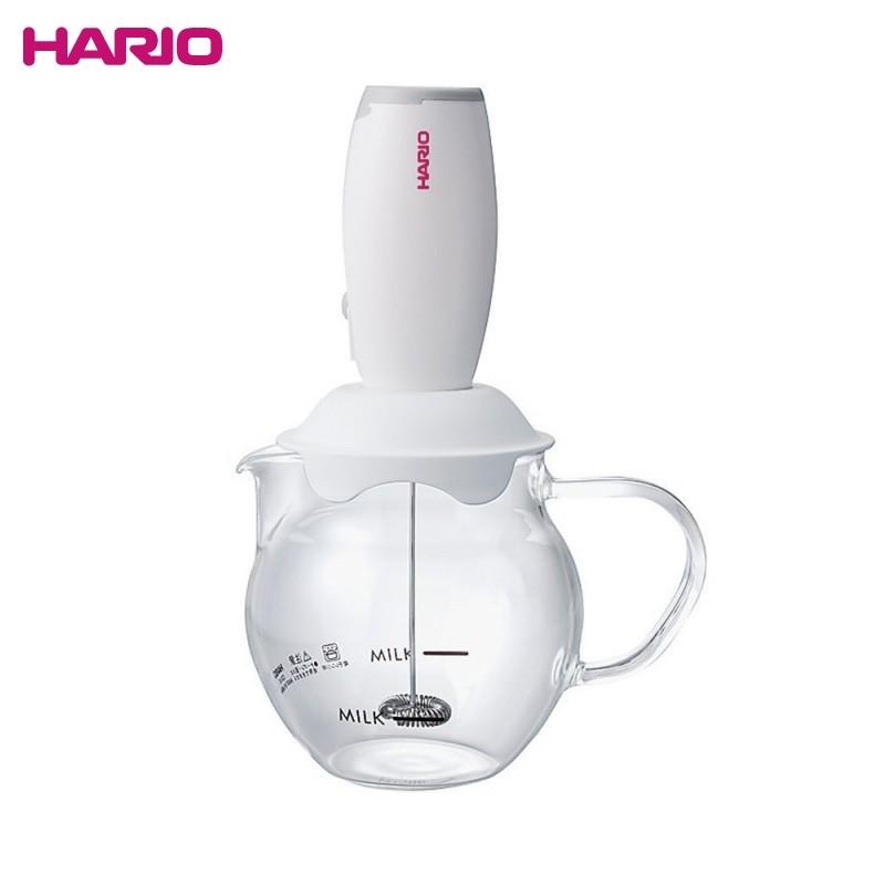 HARIO奶泡器咖啡拉花CZ手持电动奶泡机打奶器家用牛奶打泡器CQT