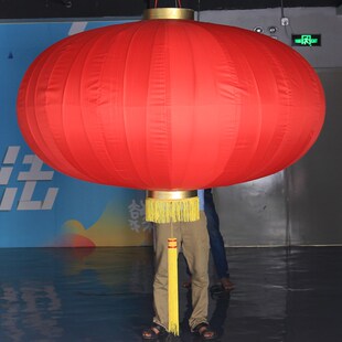 晶鑫宫灯钢丝灯笼红灯笼40寸48寸大号灯笼春节新年高弹钢丝大灯笼