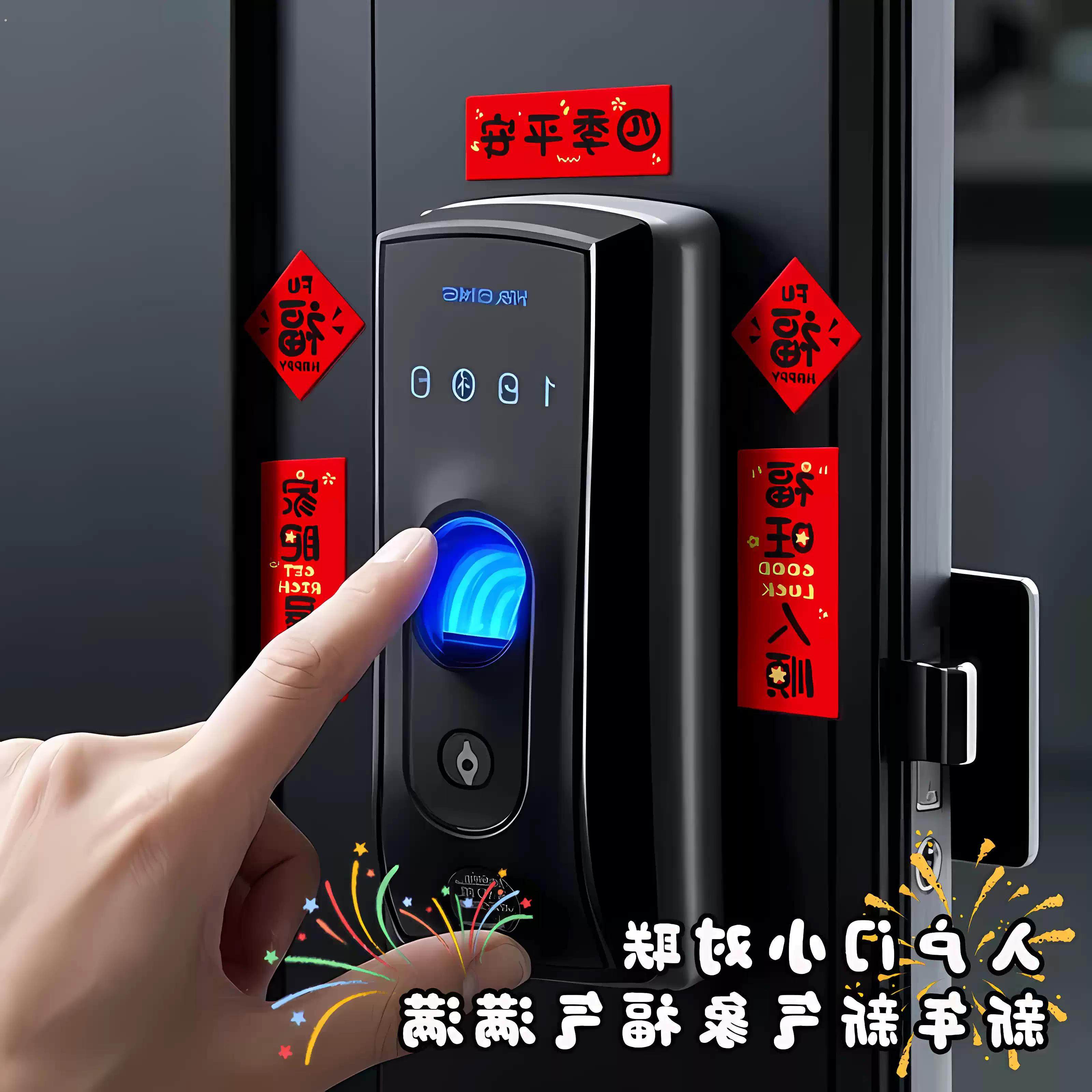 2026迷你门把手磁吸对联冰箱贴装饰乔迁过年入户门布置仪式用品