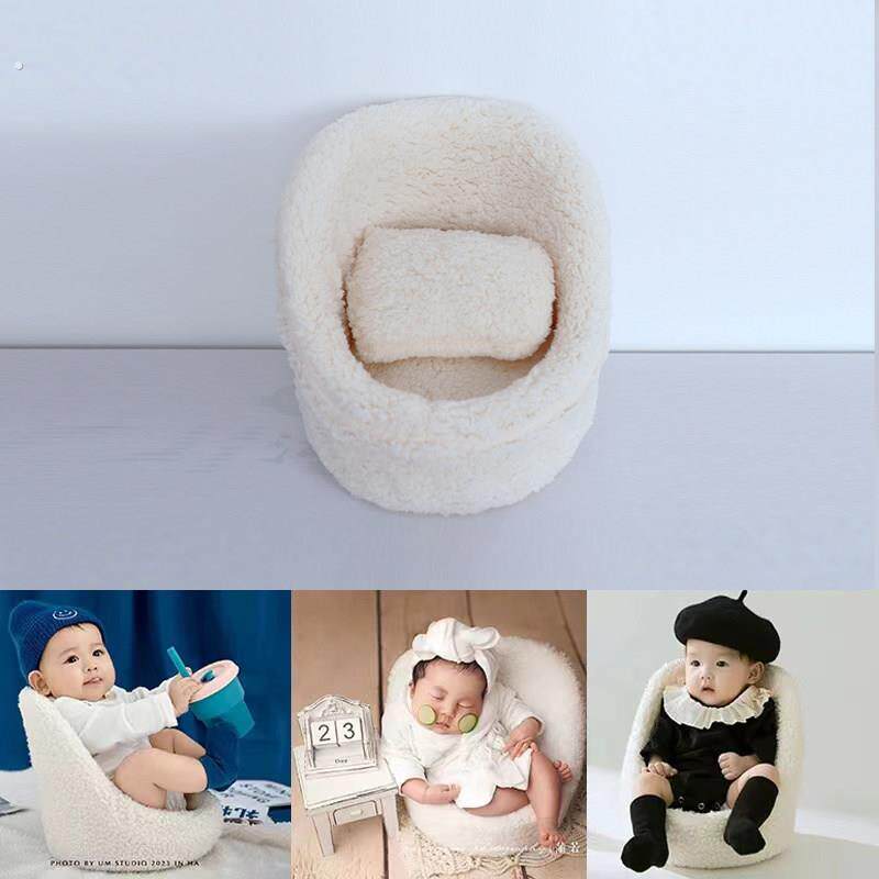 百天宝宝小沙发婴儿拍照新生儿满月摄影道具周岁拍照道具拍照椅子
