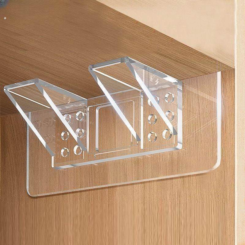 隔板托免打孔固定器层板托橱柜分层直角柜子卡扣贴固定托装饰挂钩,基础建材,层板拖,淘宝优惠券,粉丝福利购,淘宝优惠卷