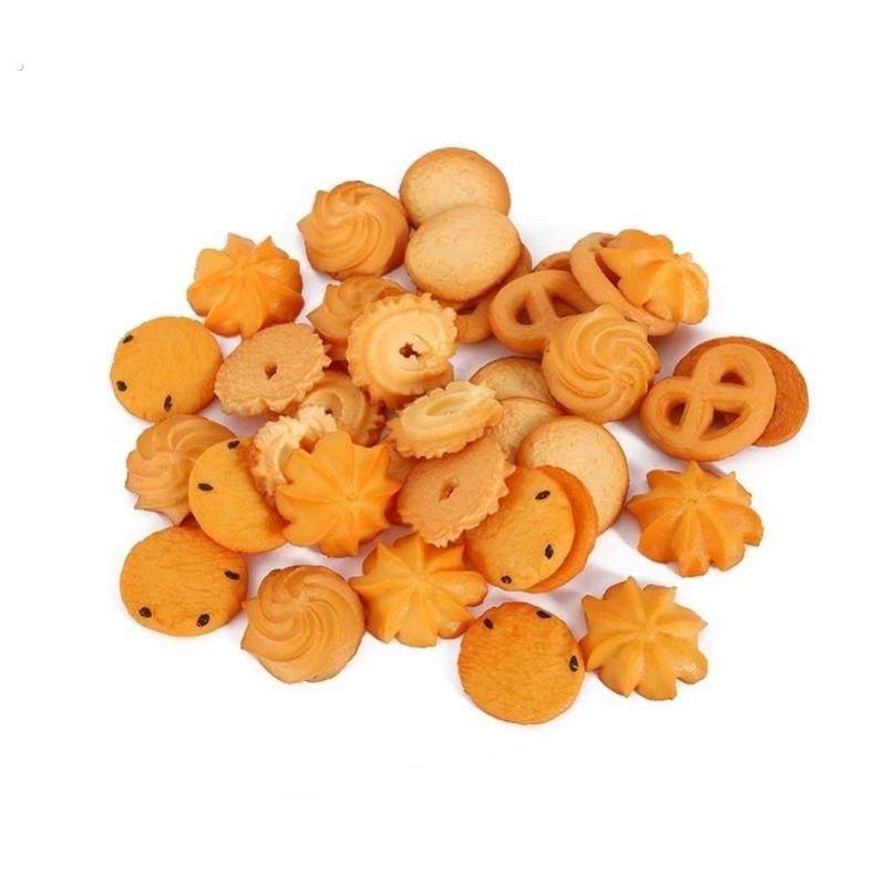 仿真曲奇饼干模型越曼蓝莓食品甜品点心烘焙橱窗装饰拍摄道具玩具