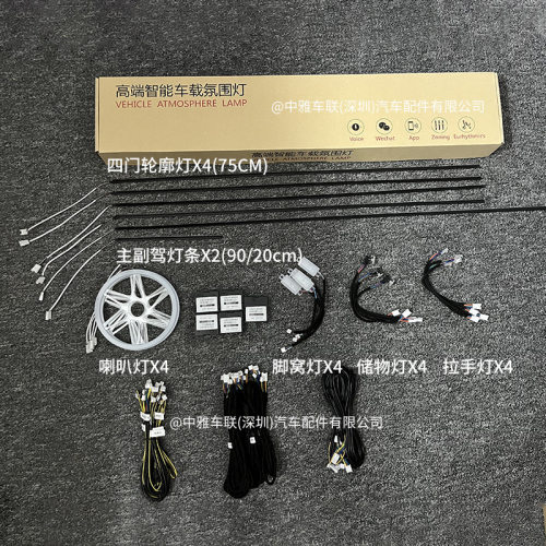 高端隐藏式LED幻彩64色氛围灯