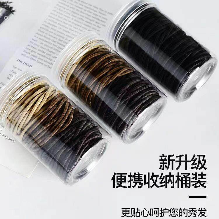 头绳女生发量少简约尼龙皮筋2025年新款这头发女款高弹力黑色皮筋