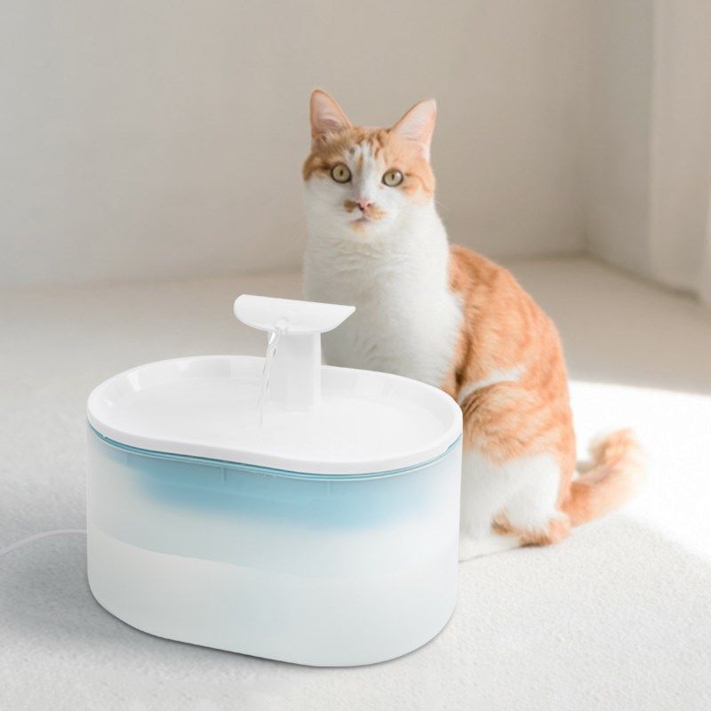 宠物猫咪饮水机自动循环多层过滤饮水器大容量狗狗喝水器透明水箱