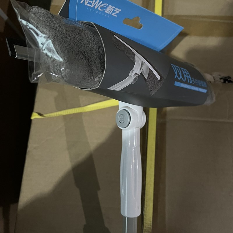 新艺XY2736多功能伸缩杆窗擦 家用玻璃擦刮水器双面万向擦窗户器