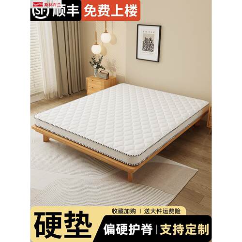 斯林百兰纯椰棕硬垫护脊棕榈床垫家用卧室专用床垫180x200偏硬不