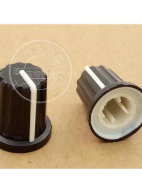 HJ-155 D轴电位器旋钮帽 塑料旋钮帽 A黑色帽 0度 90度180度270度