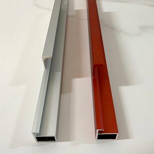 20框玻璃门型材 极简20框厚铝材衣柜门边框 20新款一体拉手