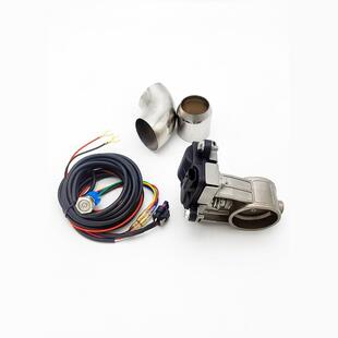 摩托车机车改装直通排气管声浪炸街加装电动阀门排气开关调节声浪