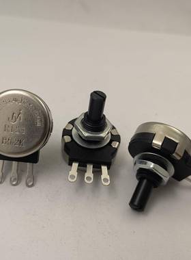 RI24 24型单联电位器电焊机 B1K B4.7K B5.2K 10K B100K A5K 圆柄
