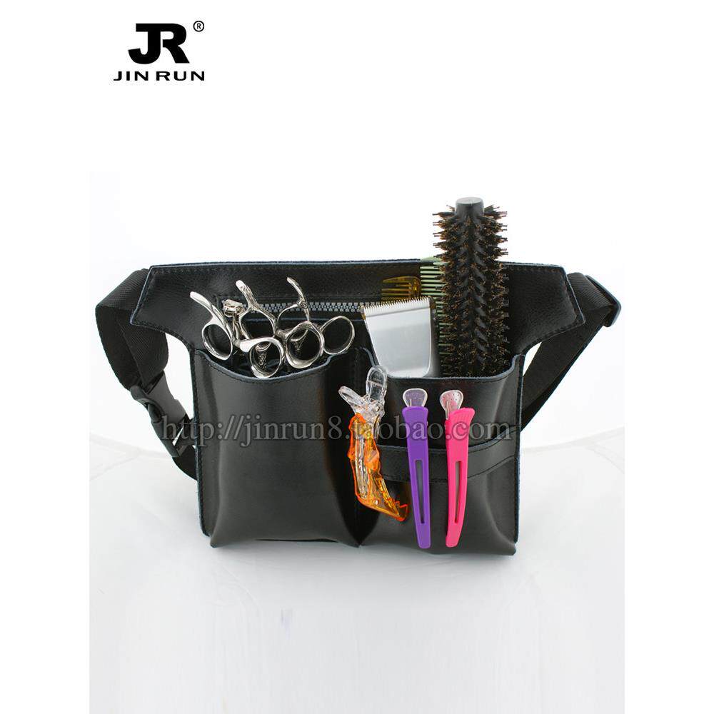 美发工具包剪刀包发型师腰包真皮理发剪子挎包多功能牛皮新款包邮