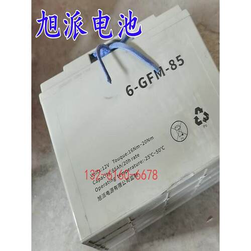旭派电源6-GFM-85电动叉车电池12V65AH托盘搬运车6V200AH堆高车用