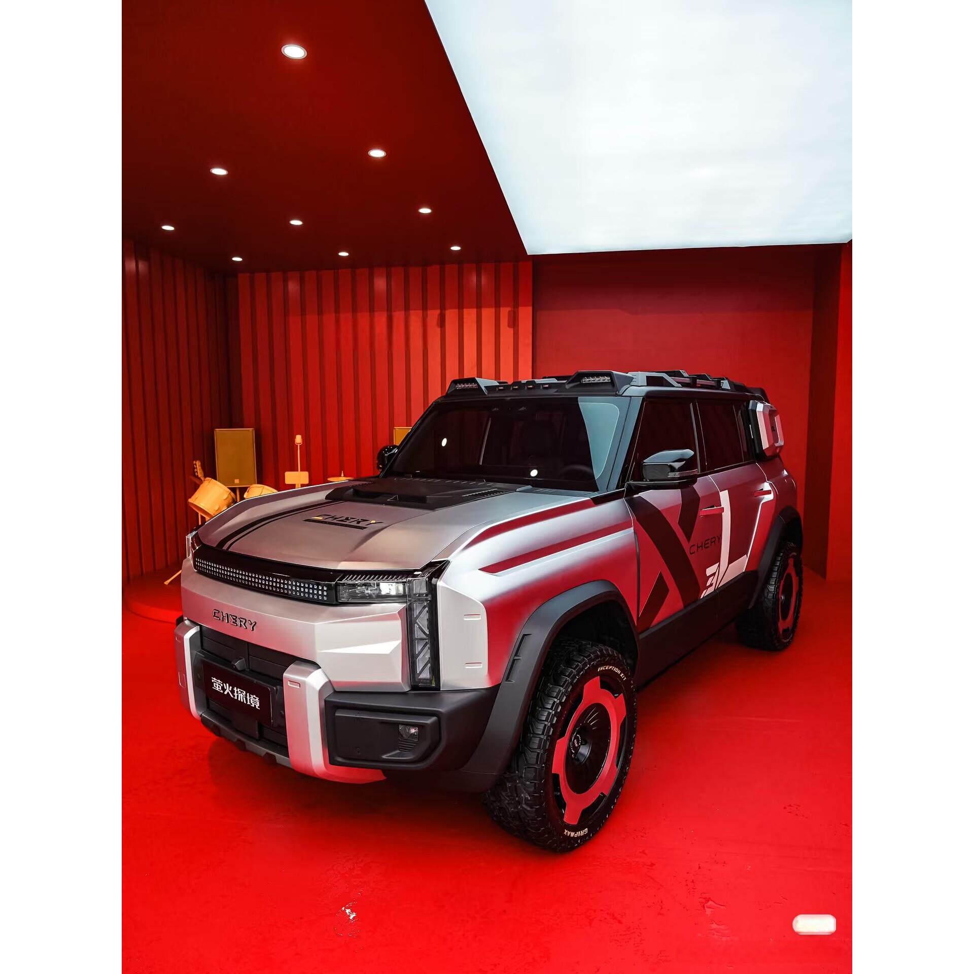 奇瑞风云X3L iCAR V23车贴拉花iCAR 03个性运动越野改装汽车贴纸
