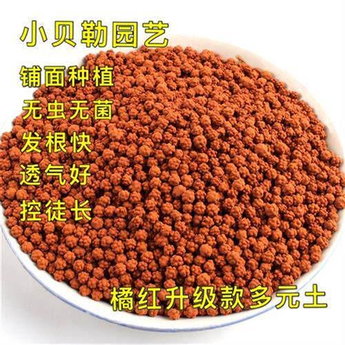 橘红多元土纯活力土透气铺面石球球土多肉专用营养土铺面石