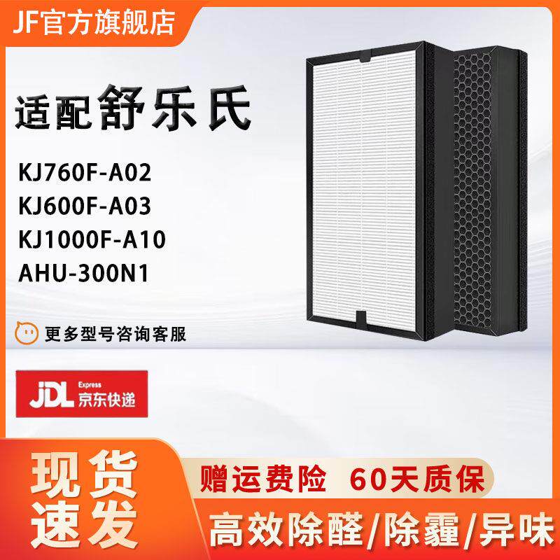 适配舒乐氏空气净化器过滤网KJ760F-A02/600F-A03/1000F-A10滤芯