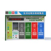 小区户外垃圾分类房可移动垃圾箱环卫环保垃圾房清洁分类亭可定制
