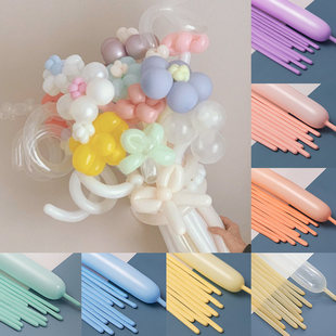 100支加厚260魔术气球长条造型儿童卡通玩具单色商城装饰布置批发
