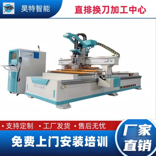 自动换刀开料机全屋家具木门生产线切割拉槽一体开料机